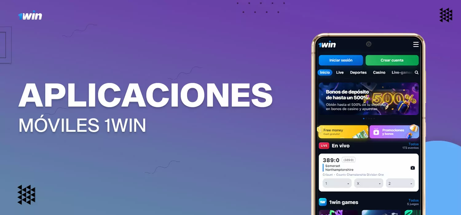 Aplicaciones móviles 1win