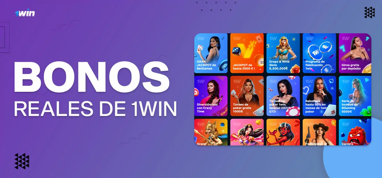 Bonos reales de 1win